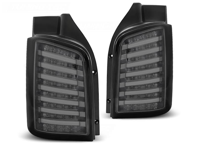 Zadné svetlá VW T5 03-15 LED Smoke (výklopné dvere)