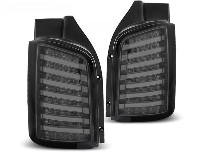 Zadné svetlá VW T5 03-15 LED Smoke (dvojité dvere)