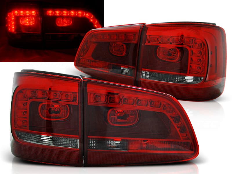 Zadné svetlá na VW Touran 2 2010+ LED Red Smoke
