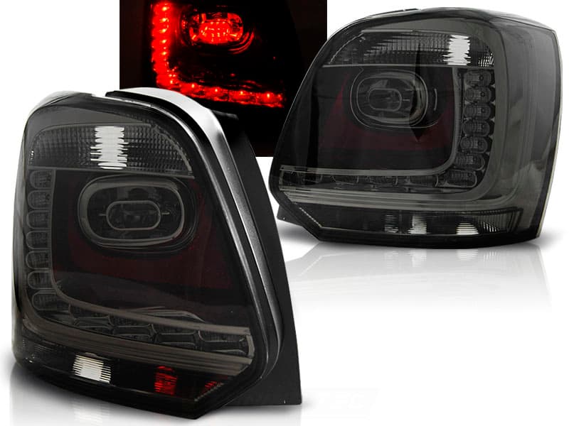 Zadné svetlá VW Polo 09-13 LED Smoke
