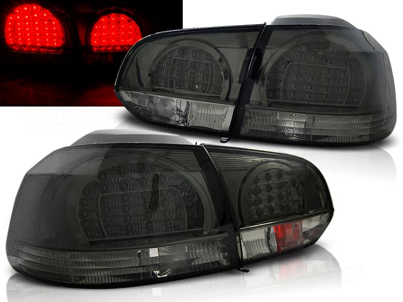 Zadné svetlá VW Golf 6 LED Smoke - B7
