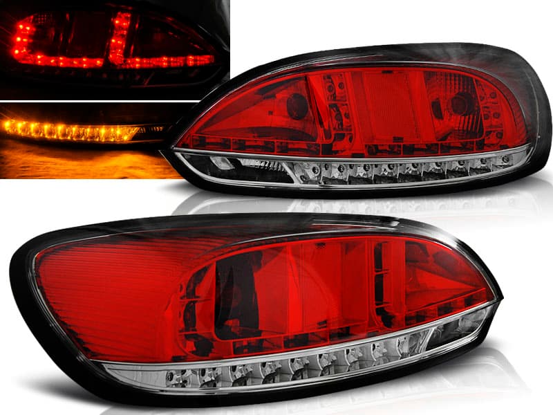 Zadné svetlá VW Scirocco 3 LED Red White - C3
