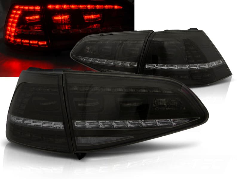 Zadné svetlá VW Golf 7 LED Dynamic Smoke
