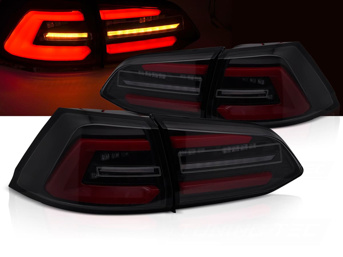 Zadné svetlá VW Golf 7 Variant 17-19 LED Dynamic Black Smoke White