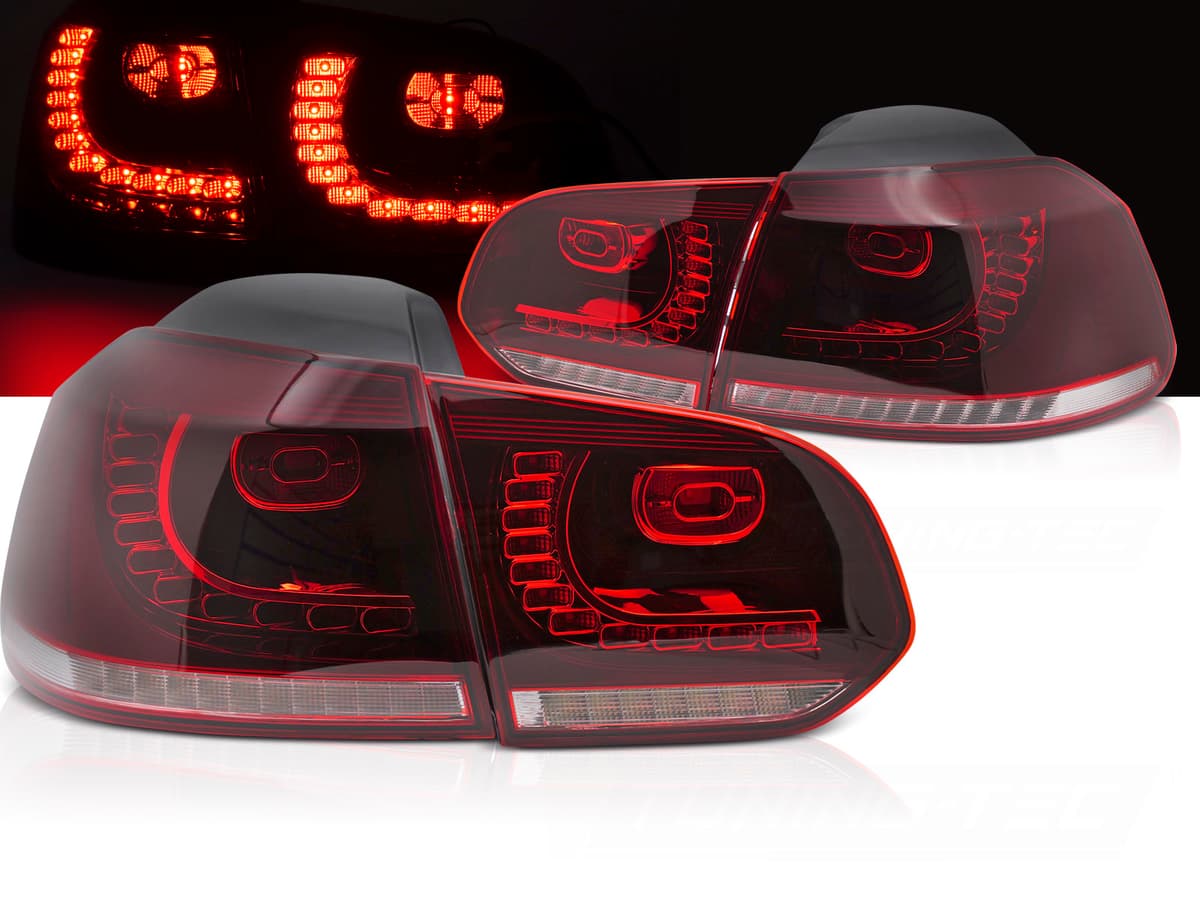 Zadné svetlá VW Golf 6 LED Dynamic Red White