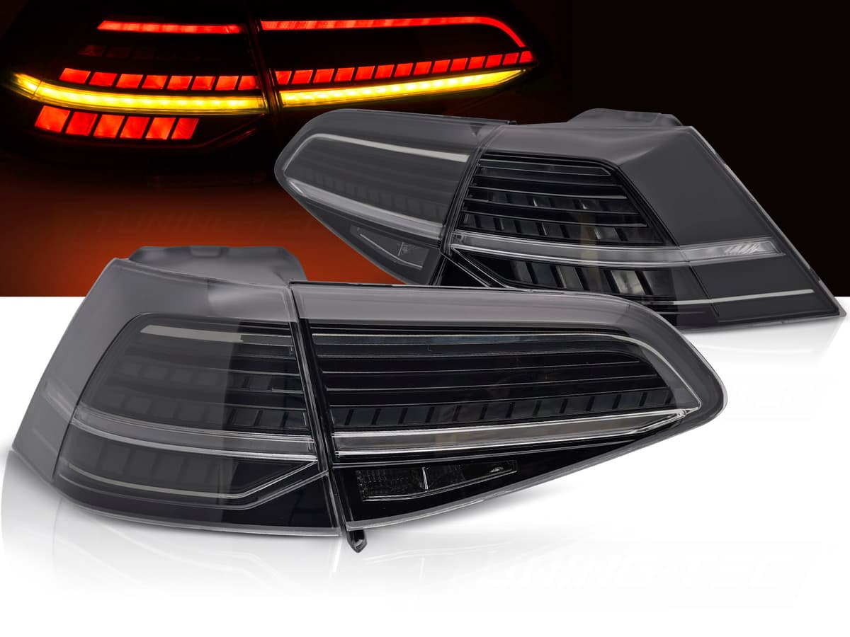 Zadné svetlá VW Golf 7 13-19 Hatchback LED Dynamic Smoke