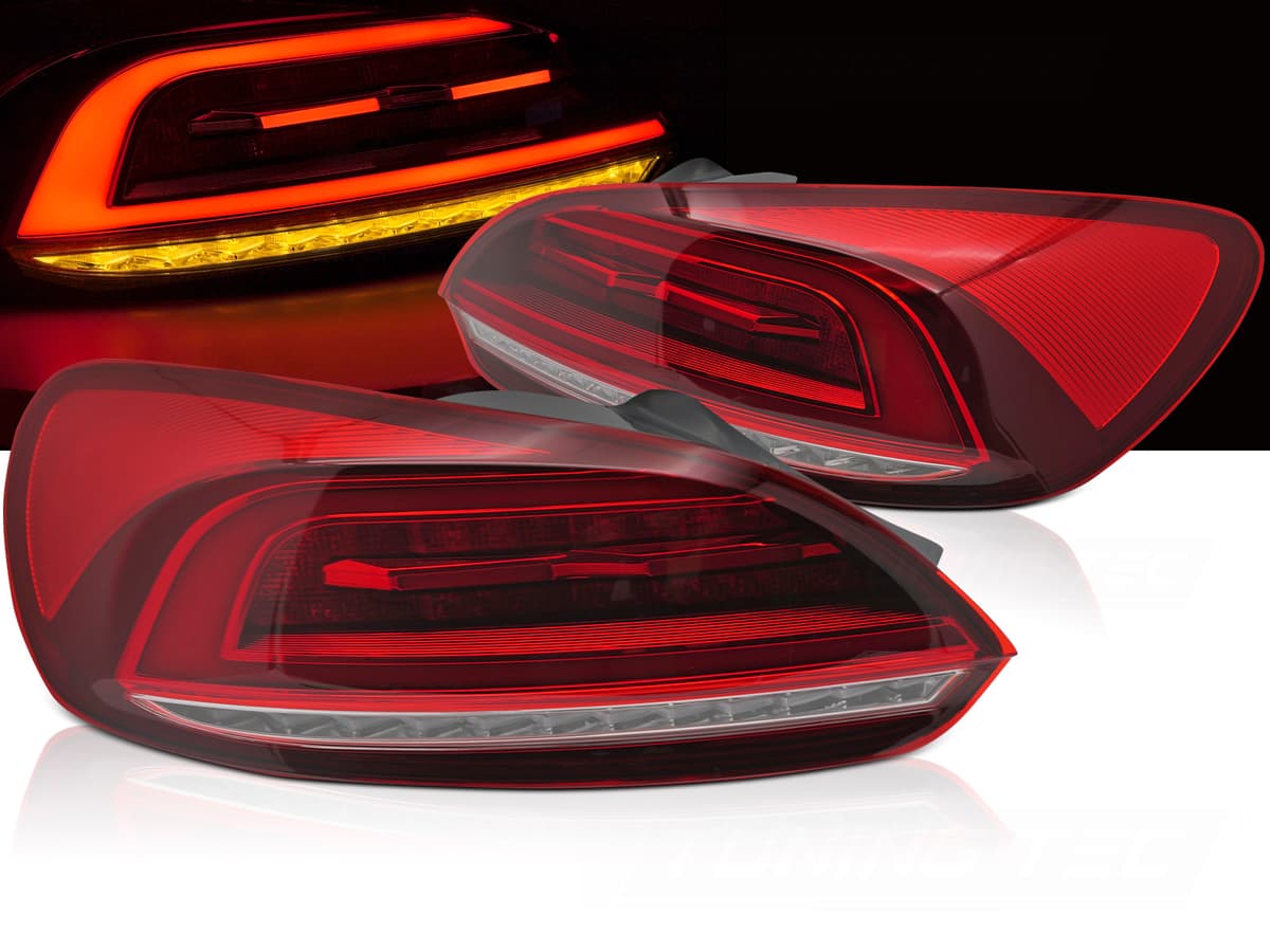 Zadné svetlá VW Scirocco 3 Red LED