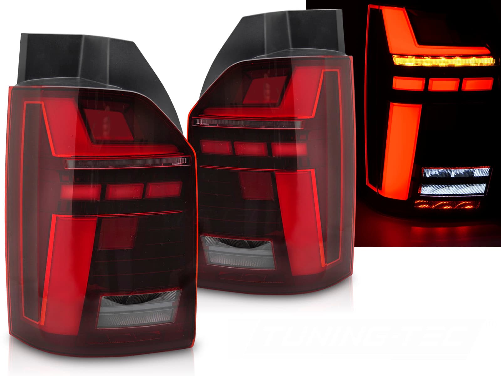 Zadné svetlá VW T6/T6.1 15-24 Red WL LED BAR