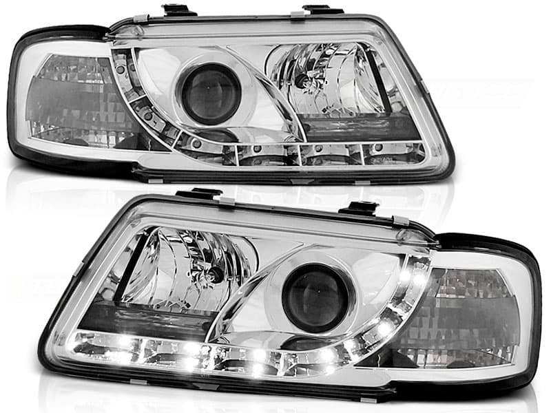 Predné svetlá Audi A3 96-00 Devil Eyes Chrome