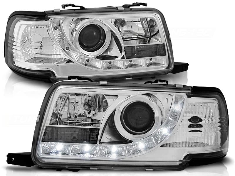 Predné svetlá Audi 80 B4 91-96 Devil Eyes Chrome