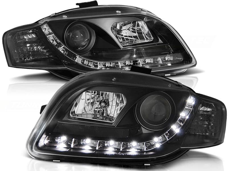 Predné svetlá Audi A4 B7 04-08 Devil Eyes Black - 42