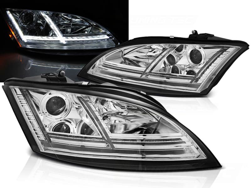 Predné svetlá Audi TT 8J 06-10 LED Dynamic Chrome