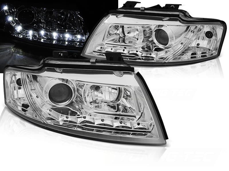 Predné svetlá Audi A4 B6 Cabrio 02-06 Chrome