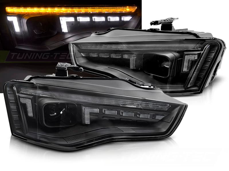Predné svetlá Audi A5 11-16 Xenón Black
