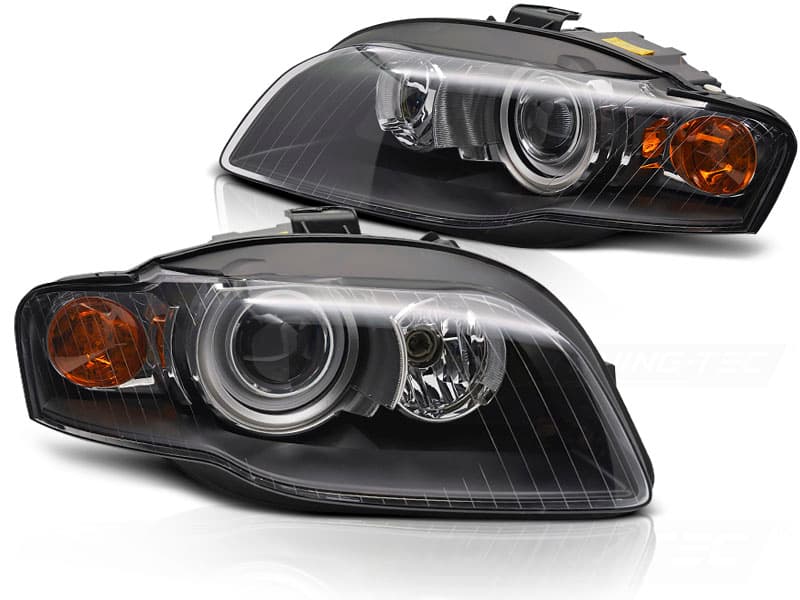 Predné svetlá Audi A4 B7 Xenón Black