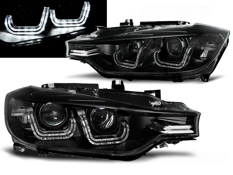Predné svetlá BMW F30/F31 11-15 U- LED BAR Black