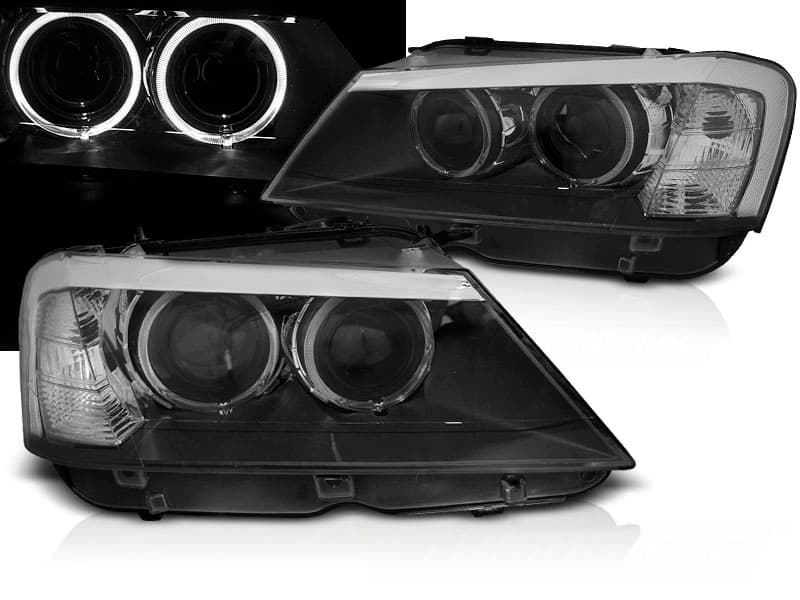 Predné svetlá BMW X3 F25 10-14 Black
