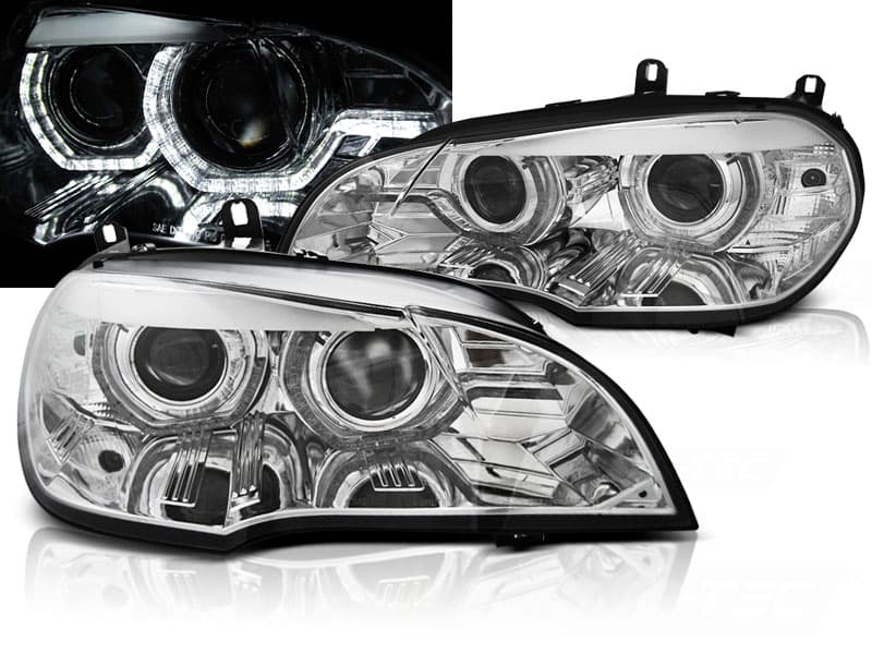 Predné svetlá BMW E70 X5 Xenón Chrome