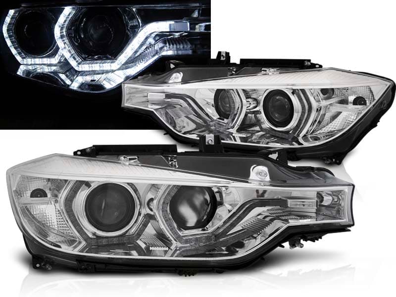 Predné svetlá BMW F30/F31 11-15 Xenón Chrome