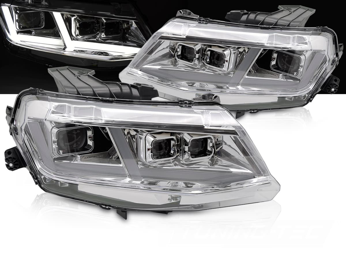 Predné svetlá Chevrolet Camaro 16-18 Full LED Chrome