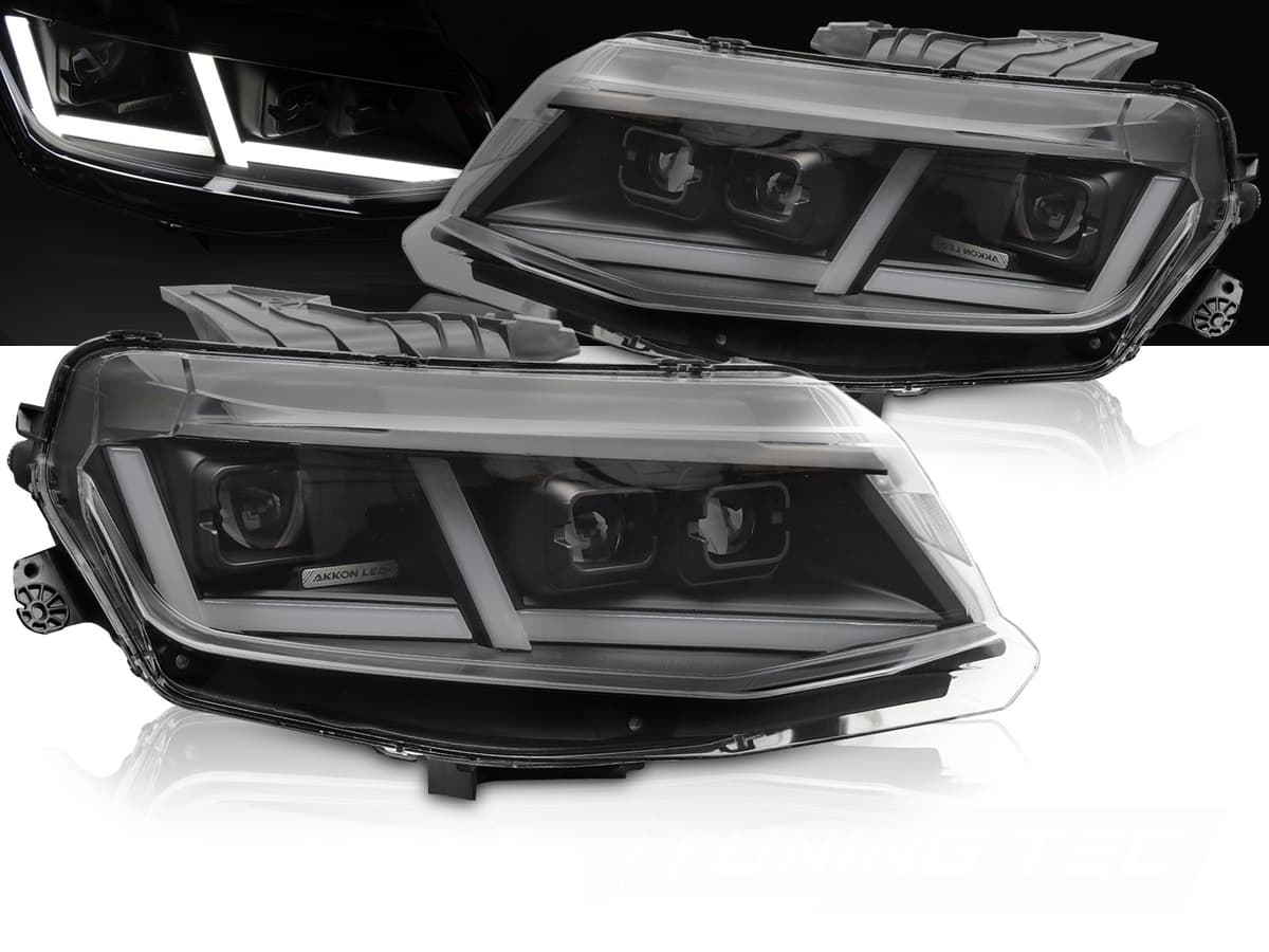 Predné svetlá Chevrolet Camaro 16-18 Full LED Black