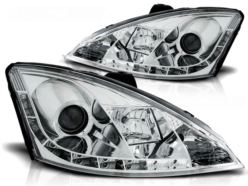 Predné svetlá Ford Focus 1 98-01 Devil Eyes Chrome