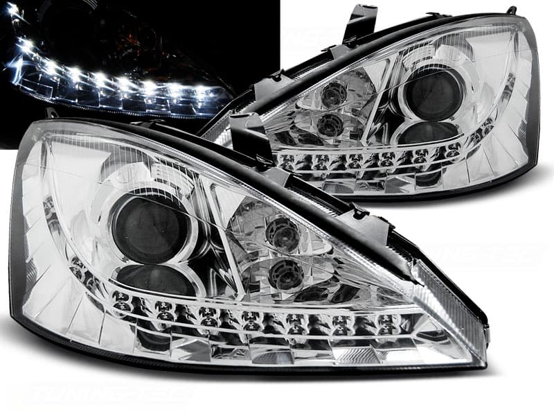 Predné svetlá Ford Focus 98-01 DE Chrome