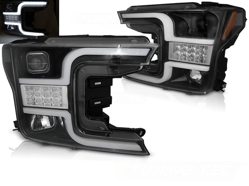 Predné svetlá Ford F150 MK13 17-20 Black