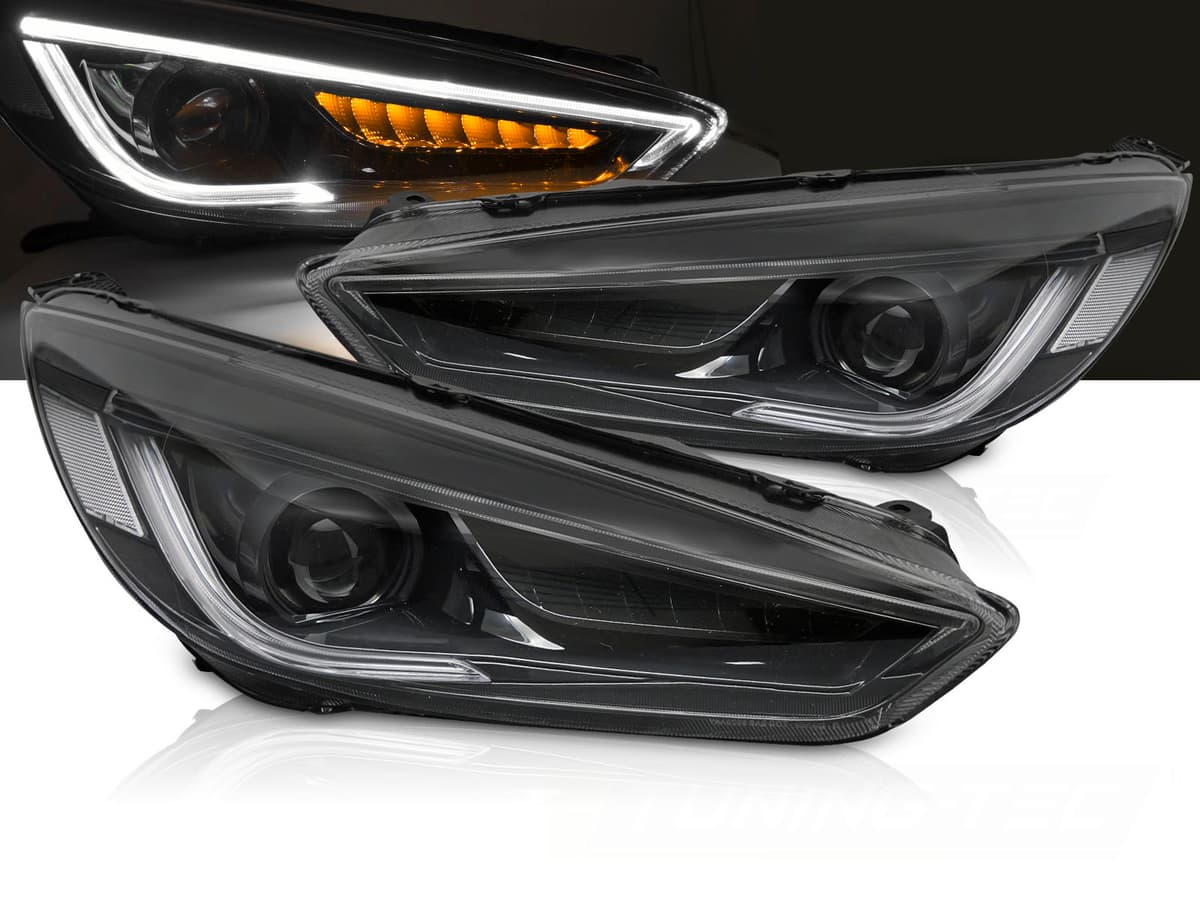 Predné svetlá Ford Focus 3 15-18 Dynamic Black
