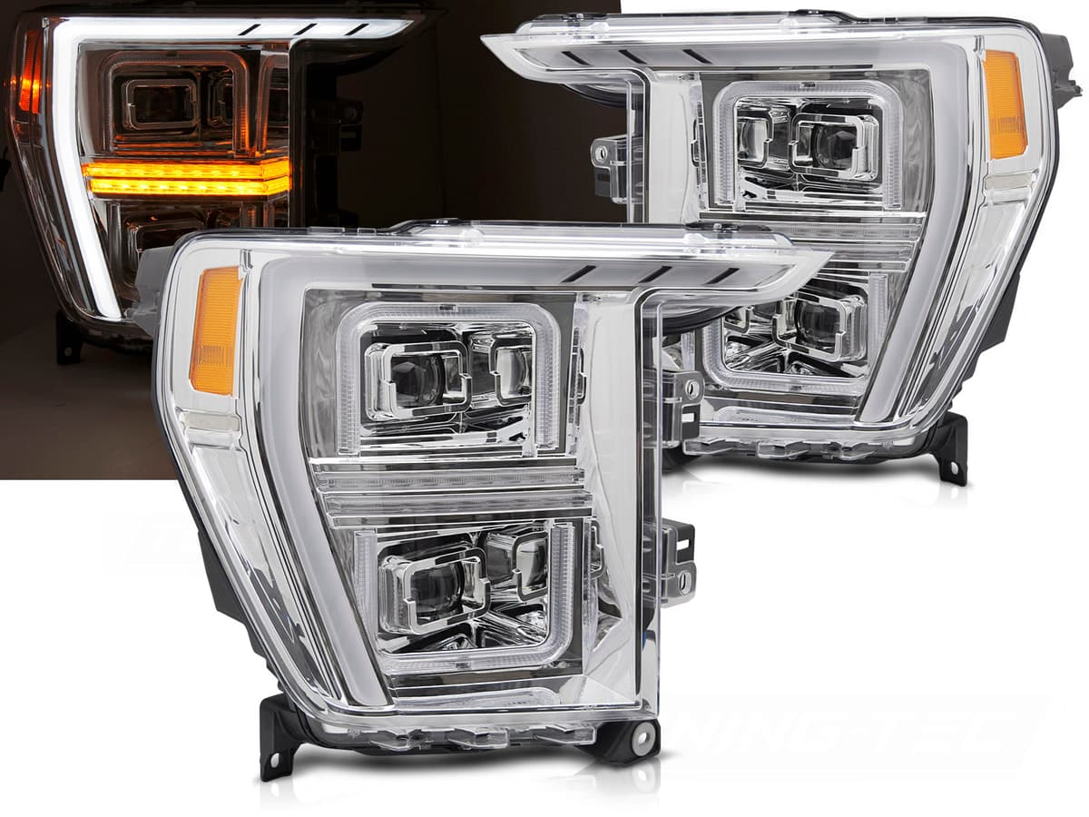 Predné svetlá Ford F150 MK14 20-23 Full LED Chrome
