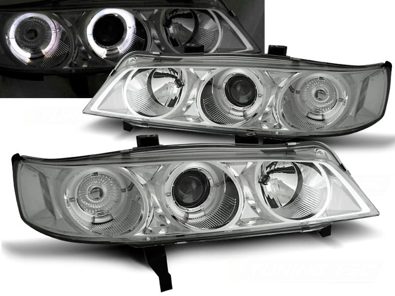 Predné svetlá Honda Accord 94-97 Angel Eyes Chrome