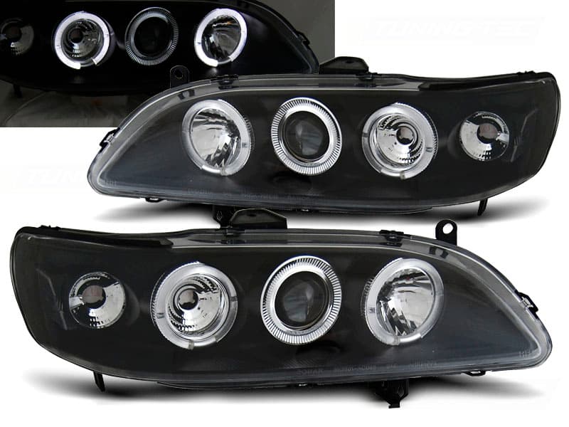 Predné svetlá Honda Accord 98-02 Angel Eyes Black