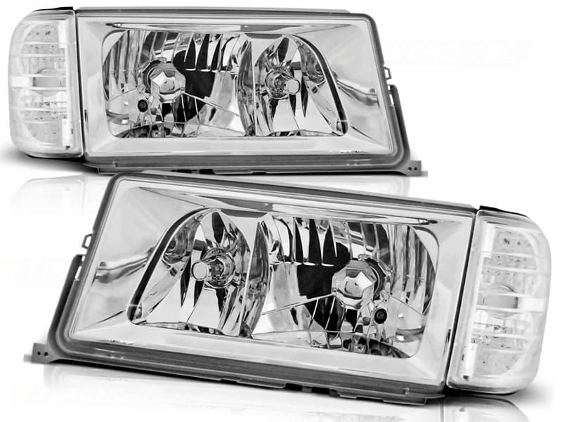 Predné svetlá Mercedes W201/190 82-93 Chrome - 20