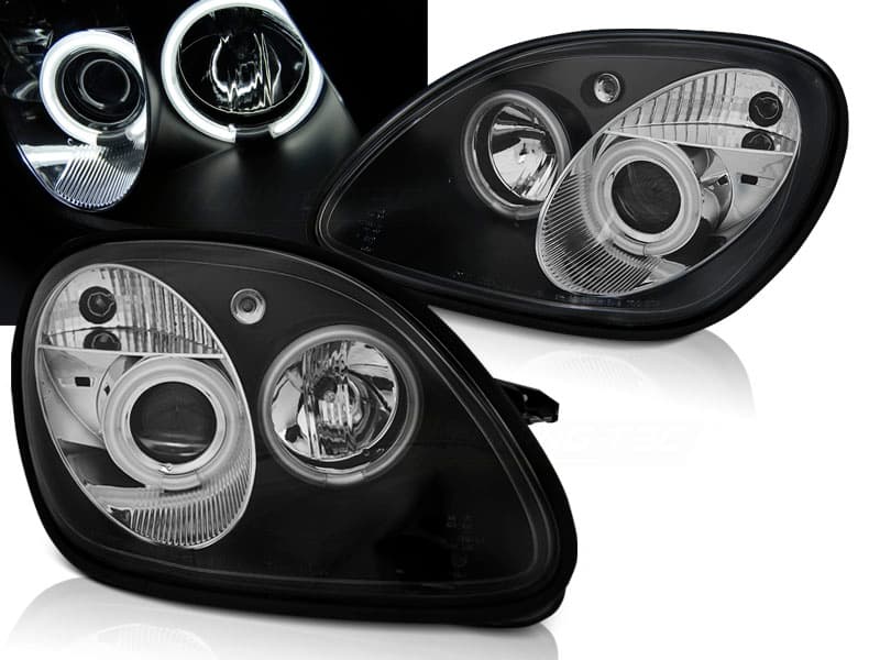 Predné svetlá Mercedes SLK R170 96-04 CCFL Black