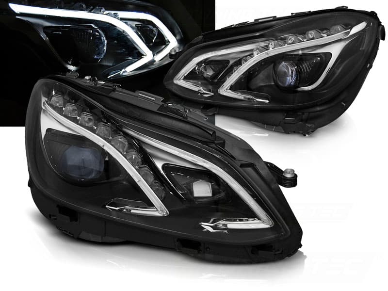 Predné svetlá Mercedes E W212 13-16 LED Black