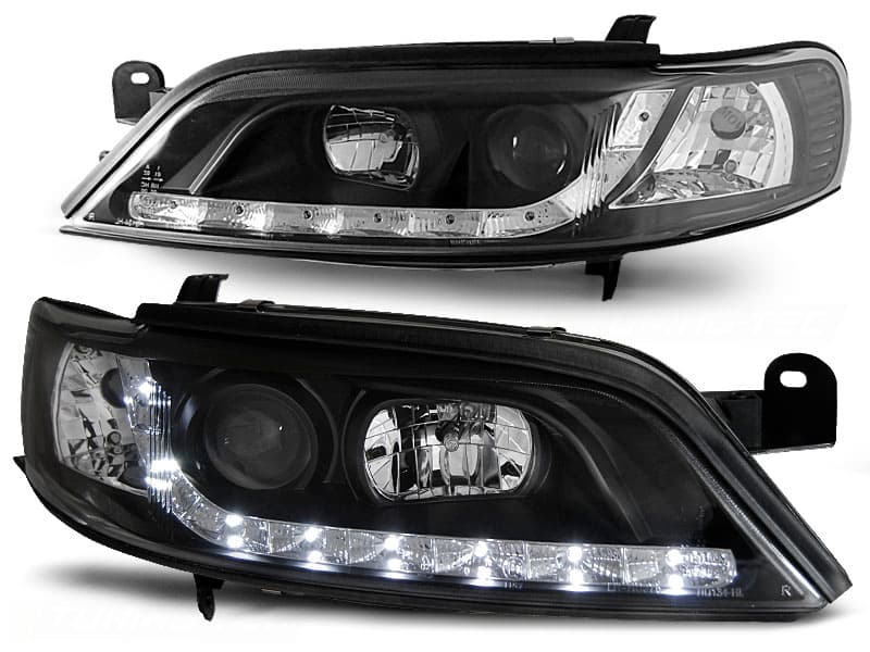 Predné svetlá Opel Vectra B 95-98 Devil Eyes Black - 16