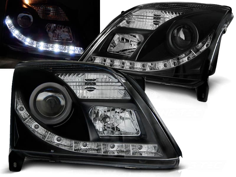 Predné svetlá Opel Vectra C 02-05 Devil Eyes Black