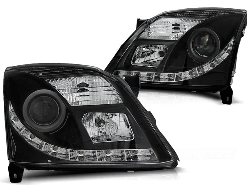 Predné svetlá Opel Vectra C 02-05 Xenón Devil Eyes Black