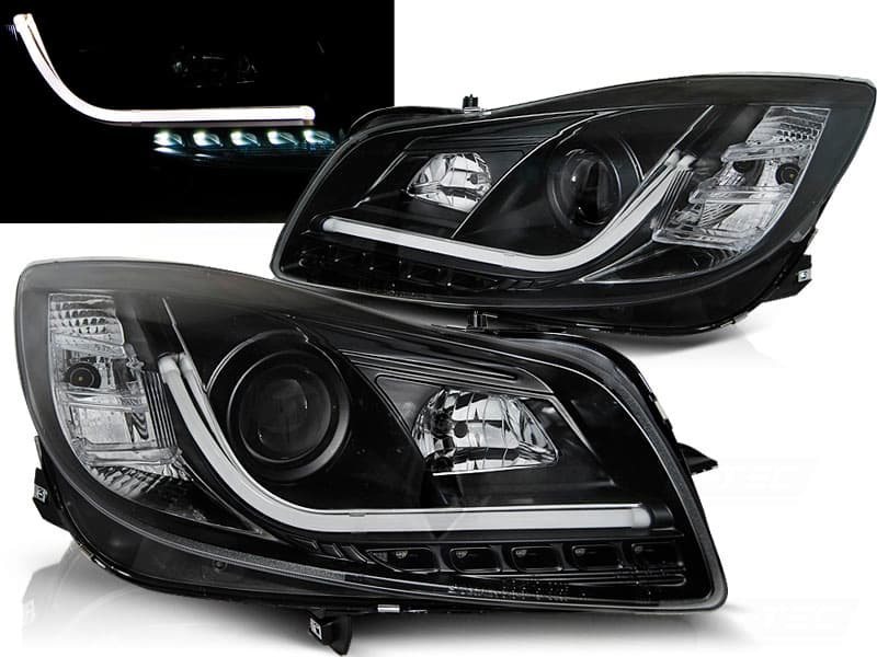 Predné svetlá Opel Insignia 08-12 Tube Light Black