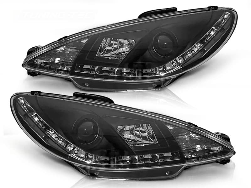 Predné svetlá Peugeot 206 99-02 Devil Eyes Black