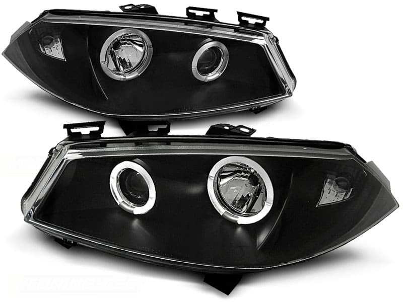 Predné svetlá Renault Megane 2 02-05 Angel Eyes Black