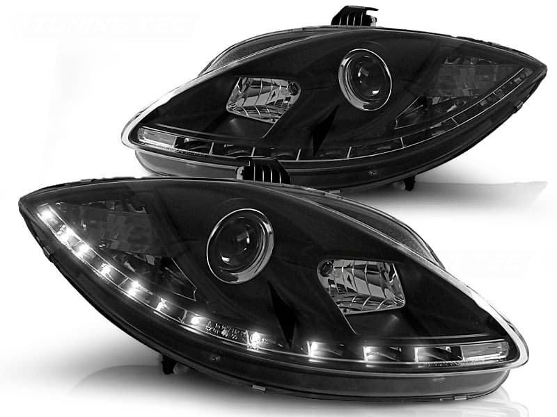 Predné svetlá Seat Leon 05-09 Devil Eyes Black