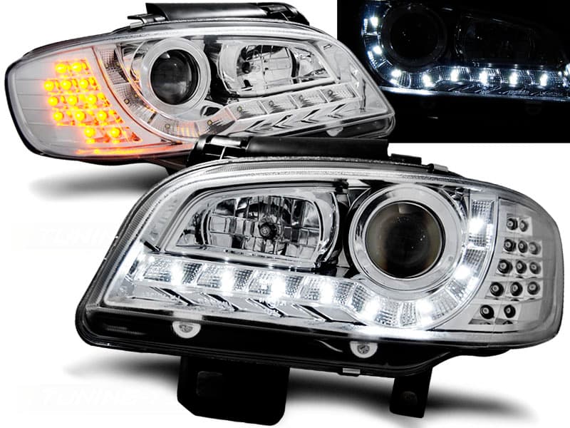 Predné svetlá Seat Ibiza/Cordoba 99-02 Devil Eyes Chrome