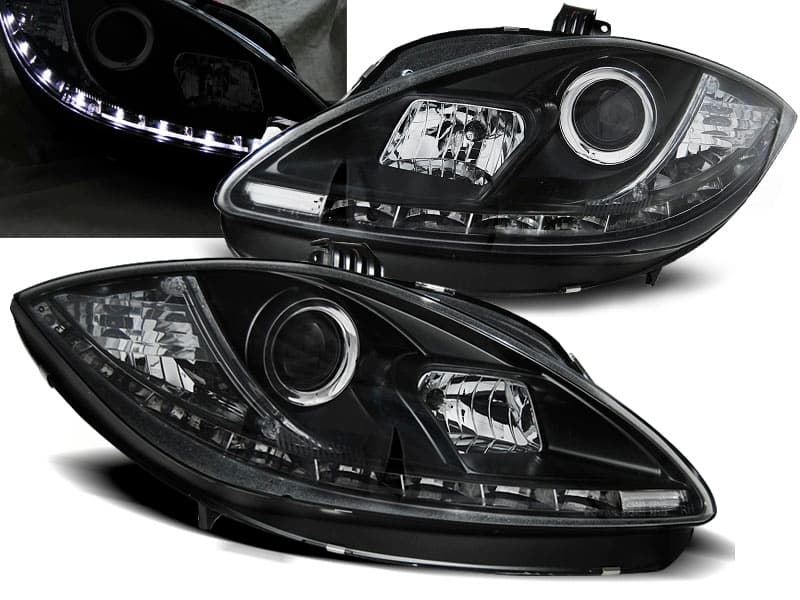 Predné svetlá Seat Leon 09-13 Devil Eyes Black