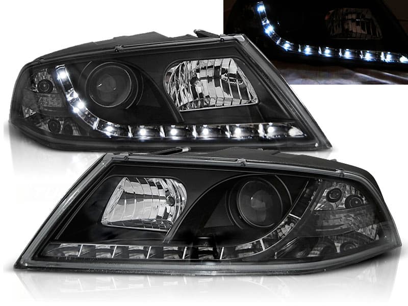 Predné svetlá Škoda Octavia 2 04-08 DE Black