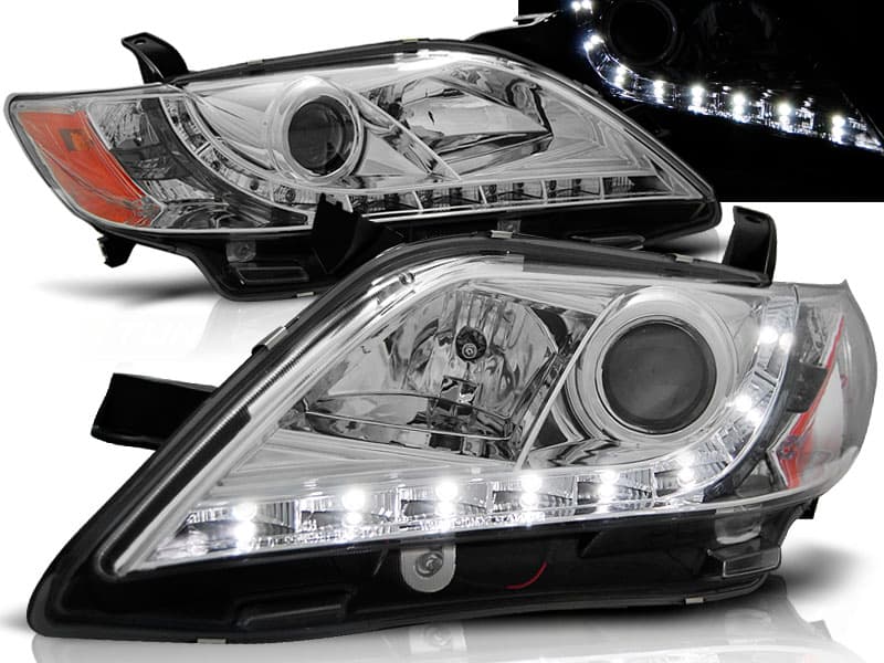 Predné svetlá Toyota Camry 6 XV40 06-09 Devil Eyes Chrome