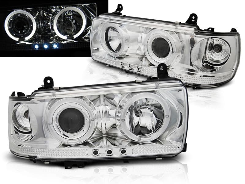Predné svetlá Toyota Land Cruiser FJ 80 90-97 Chrome
