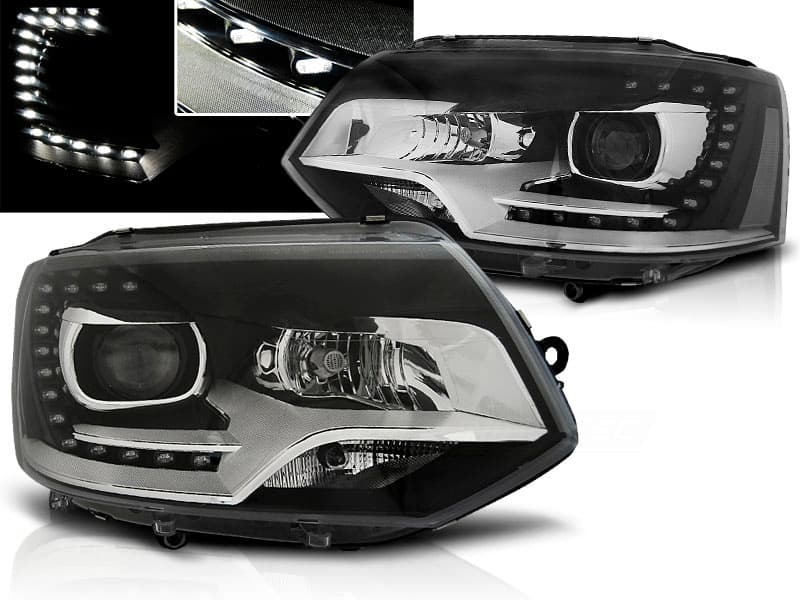 Predné svetlá VW T5.1 10-15 DRL Xenón Look