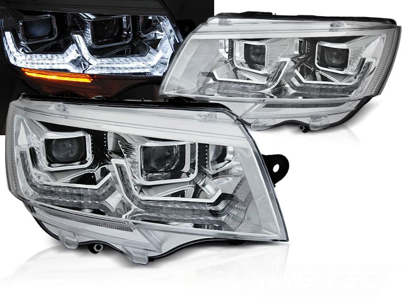 Predné svetlá VW T6.1 LED Dynamic Chrome