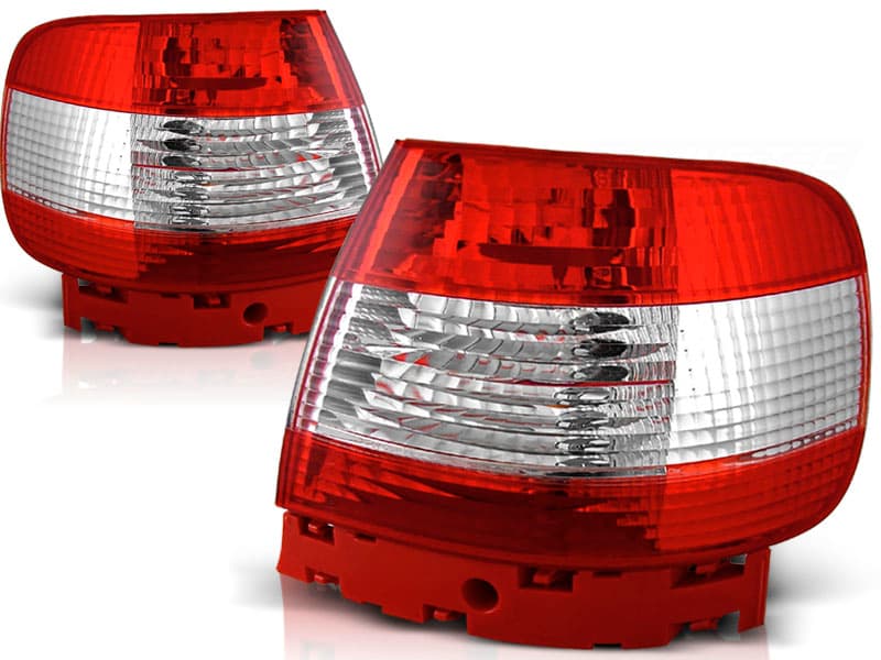 Zadné svetlá Audi A4 94-00 Clear Red